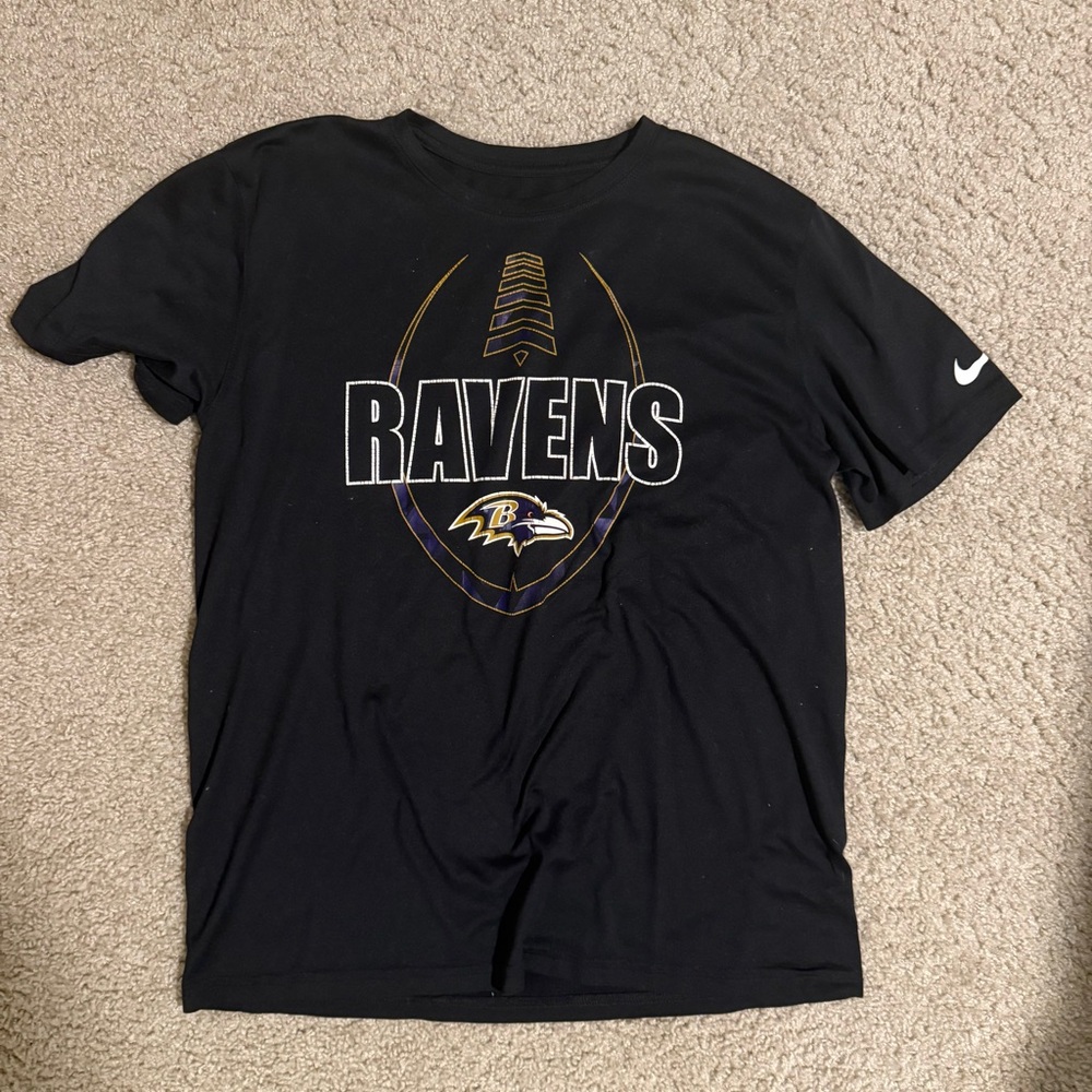 Nike Black Ravens Dri Fit Tee
